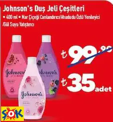 JOHNSON'S DUŞ JELİ ÇEŞİTLERİ